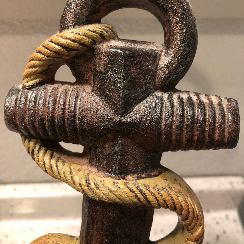 Hobby Lobby toilet paper holder, anchor, ocean or beach theme